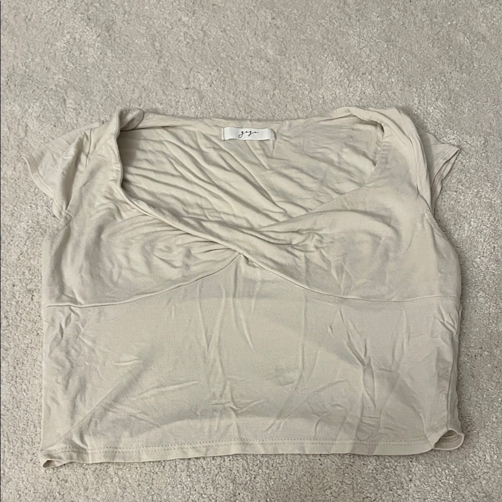 Elegant Cream Women's Top